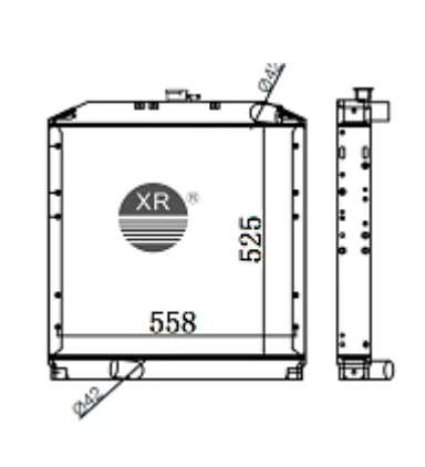Radiator 16400-78101 16400-78100 for Hino J05C Truck 2000–10