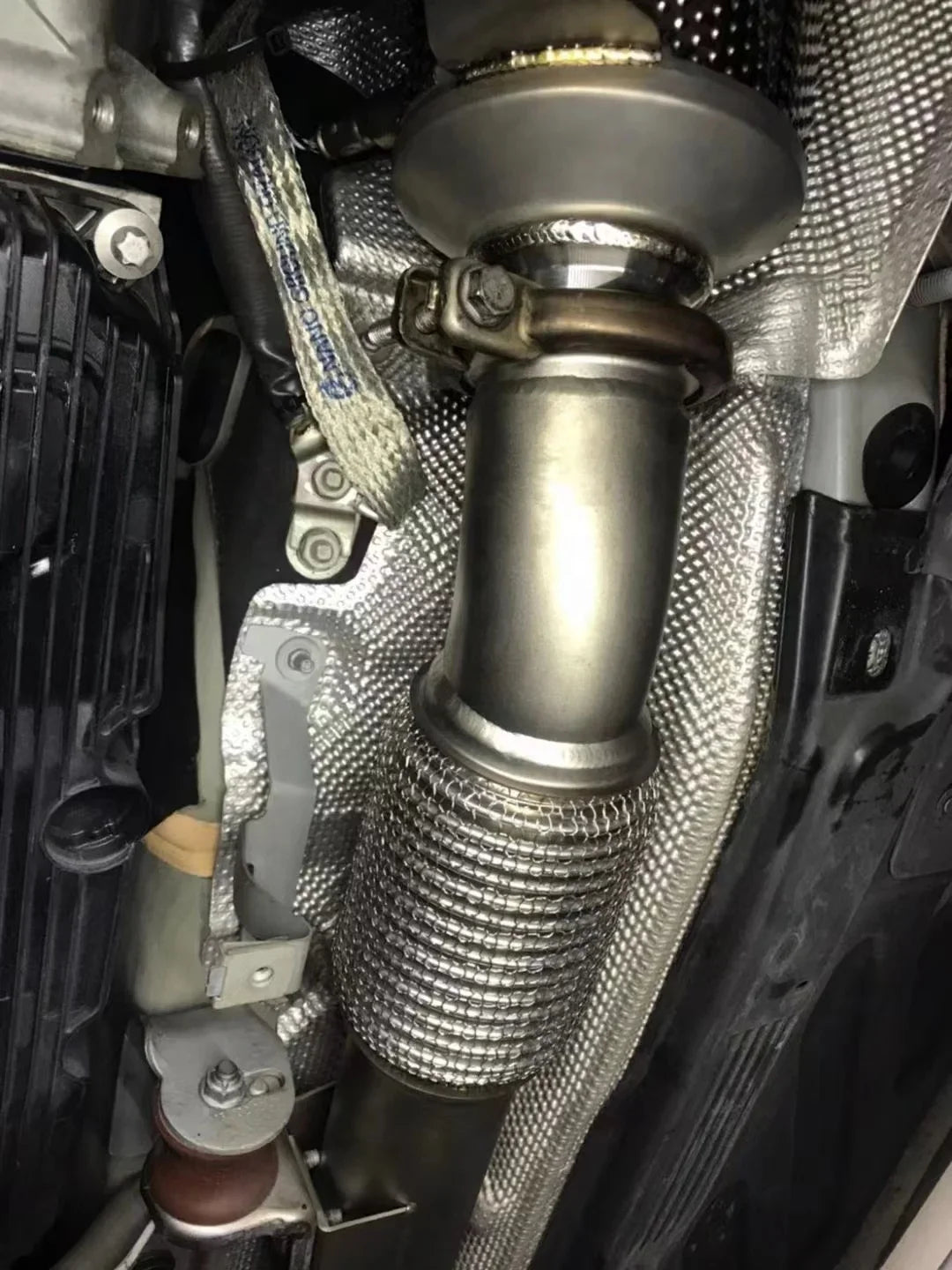 AMG C43 Exhaust Muffler with Valves | Benz W205