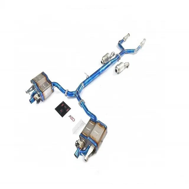 AMG C43 Exhaust Muffler with Valves | Benz W205