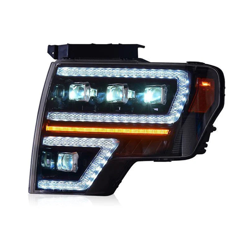 Car Headlights for Ford Raptor F150 2009–2014