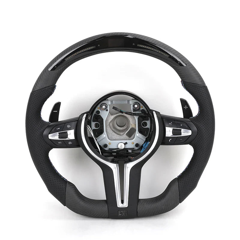Perforated Leather Carbon M Sport Steering Wheel for BMW