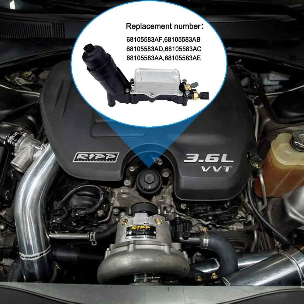 Oil Cooler Filter Housing Adapter for Jeep Dodge Chrysler