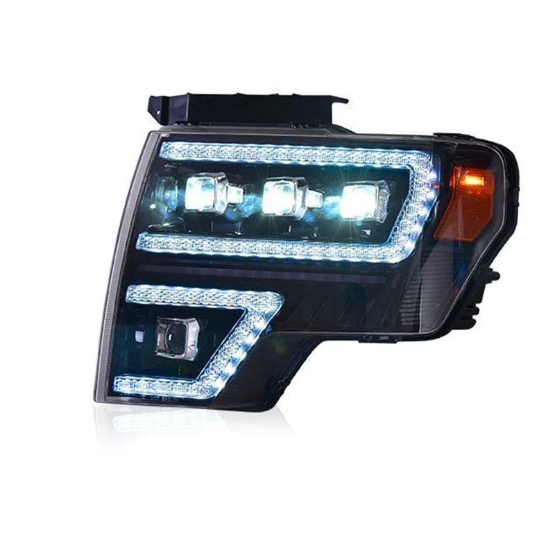 Car Headlights for Ford Raptor F150 2009–2014
