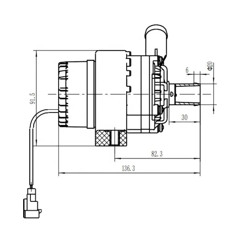 Electric Coolant Pump DC12V for NF Electric Bus Truck