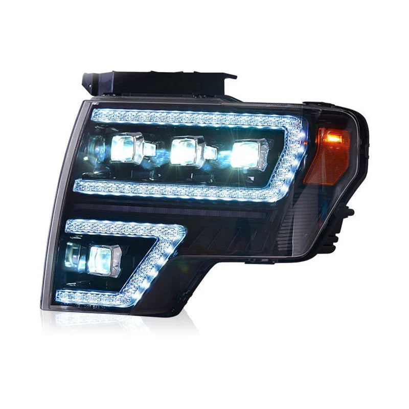 Car Headlights for Ford Raptor F150 2009–2014