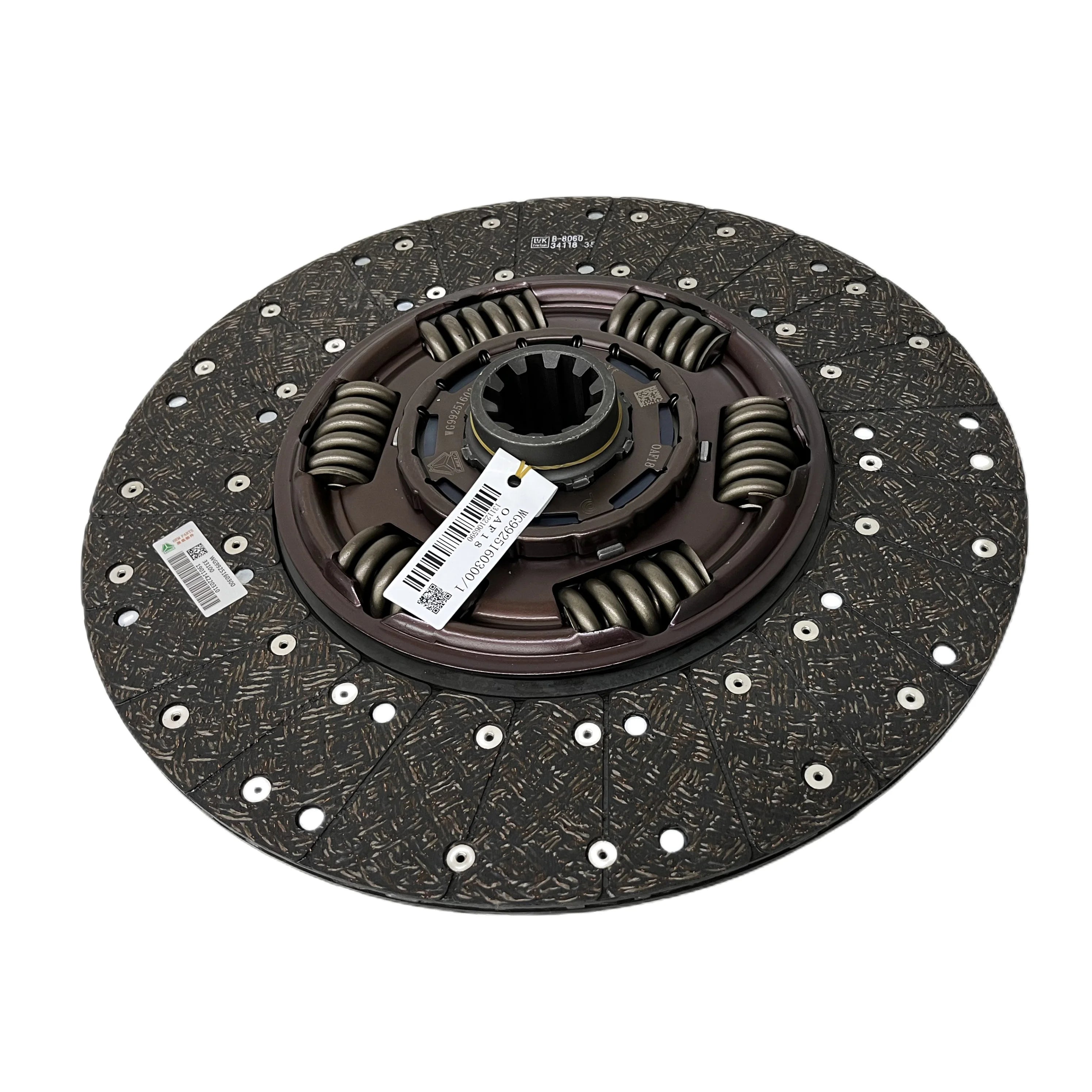 Sinotruk Howo Sitrak Clutch Disc WG9925160300 OEM 430mm