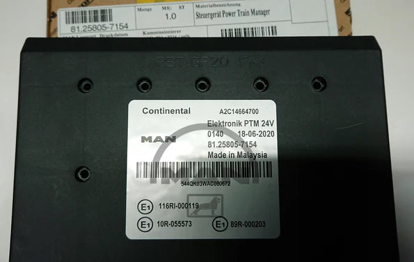 Electronic Control Unit Power Train Manager STEP8 81258057154 for MAN TGX, TGS, TGM Trucks (2013–2024)