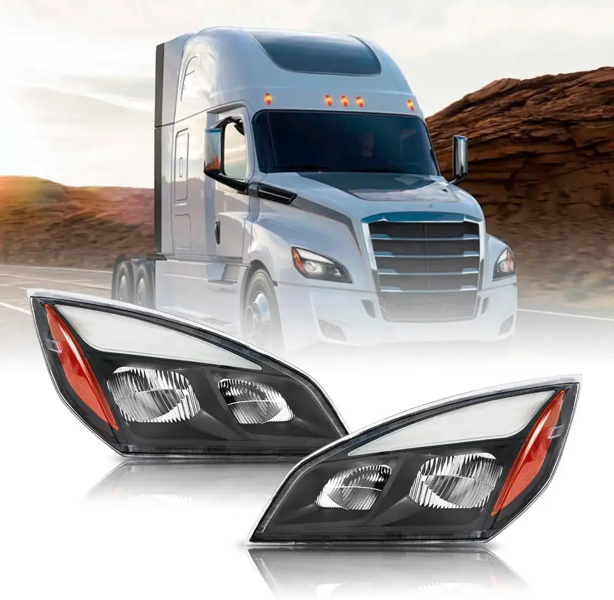Freightliner Cascadia Headlight A66-01405-002/003 2018–2023