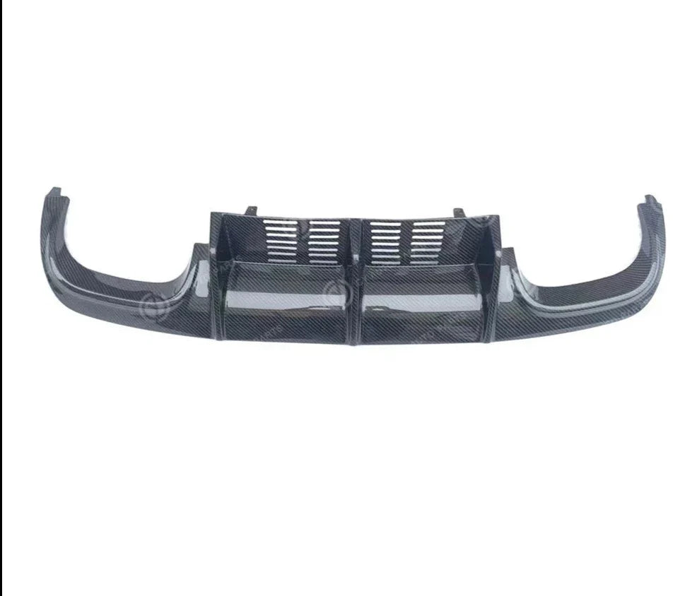 Carbon fiber boot spoiler & splitter guard Mercedes CLK W209