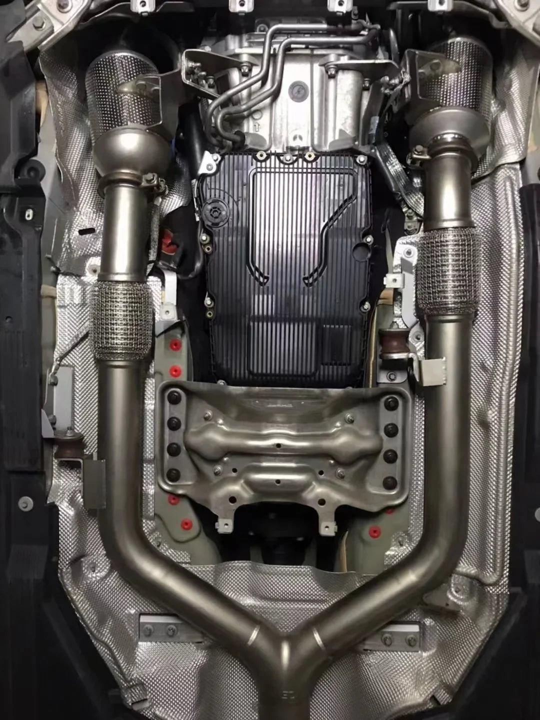 AMG C43 Exhaust Muffler with Valves | Benz W205