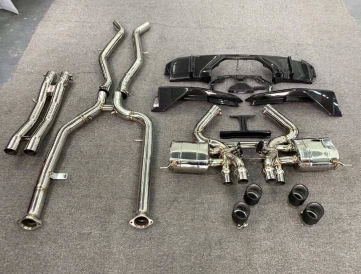 Stainless Steel Flexible Exhaust Pipe Muffler for BMW M4 G80