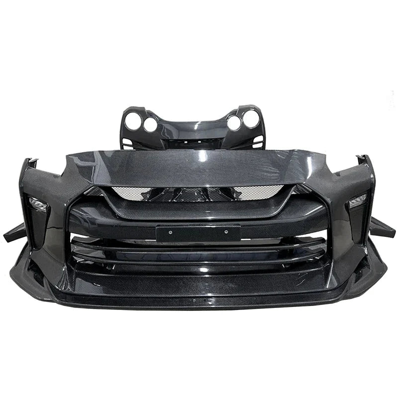 Carbon Fiber Front Bumper for Nissan GTR R35 2008–2018
