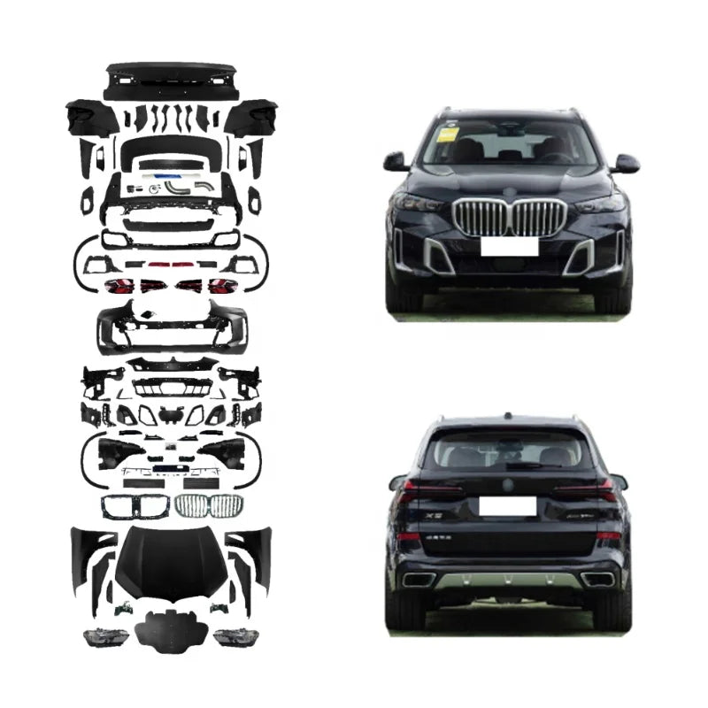 X5 E70 upgrade to G05 G18 LCI Style Body Kit 2006-2013