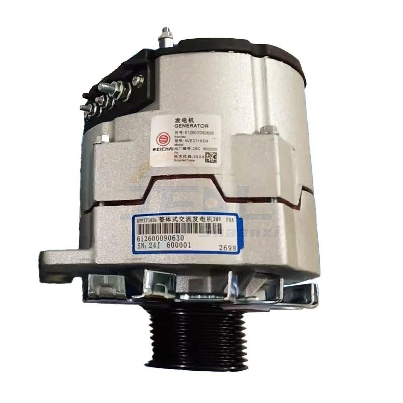 Alternator 612600090630 for Weichai WP10 Engines