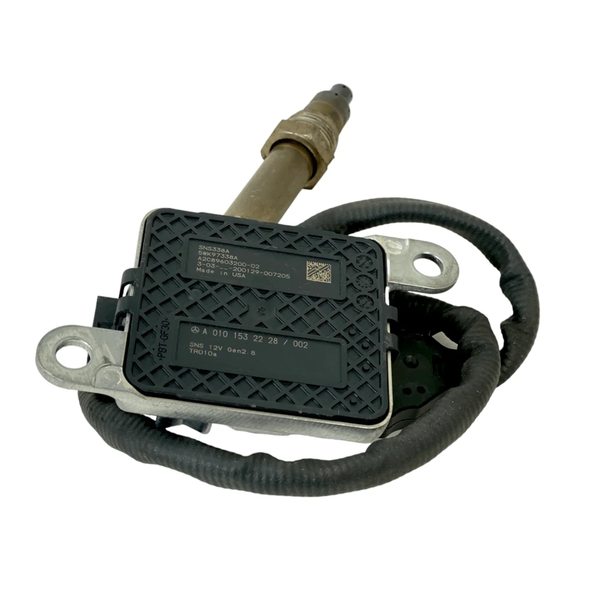 Nitrogen NOx Oxygen Sensor 5WK97338A / A0101532228 / A2C89603200-01 / SNS338A for Mercedes-Benz (Inlet) (US) (2013–2022)